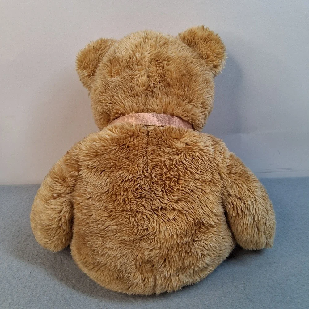 Ty Beanie Buddies Fuzz the Bear 2001 Brown Plush Stuffed Animal Toy 9636